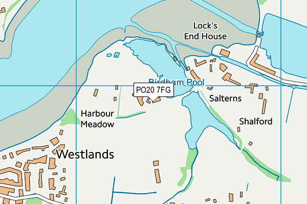 PO20 7FG map - OS VectorMap District (Ordnance Survey) PO20 7FG map - OS VectorMap District (Ordnance Survey)