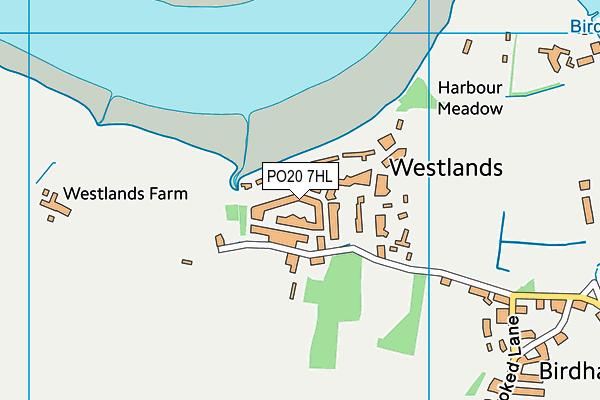 PO20 7HL map - OS VectorMap District (Ordnance Survey) PO20 7HL map - OS VectorMap District (Ordnance Survey)