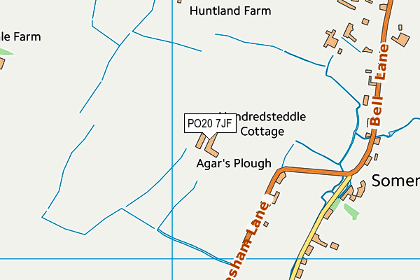 PO20 7JF map - OS VectorMap District (Ordnance Survey) PO20 7JF map - OS VectorMap District (Ordnance Survey)