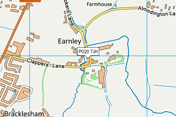 PO20 7JH map - OS VectorMap District (Ordnance Survey) PO20 7JH map - OS VectorMap District (Ordnance Survey)