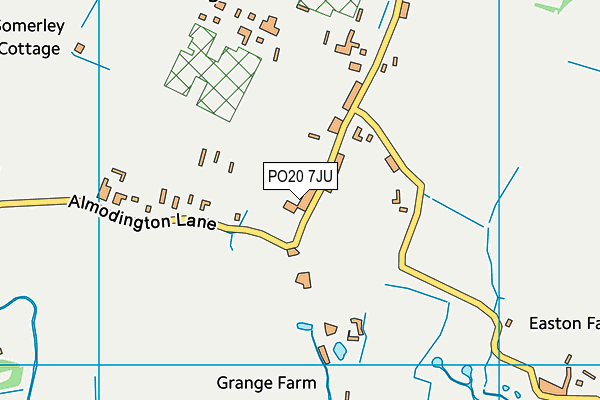 PO20 7JU map - OS VectorMap District (Ordnance Survey) PO20 7JU map - OS VectorMap District (Ordnance Survey)