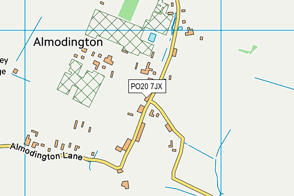 PO20 7JX map - OS VectorMap District (Ordnance Survey) PO20 7JX map - OS VectorMap District (Ordnance Survey)