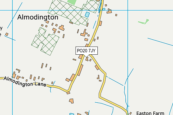 PO20 7JY map - OS VectorMap District (Ordnance Survey) PO20 7JY map - OS VectorMap District (Ordnance Survey)