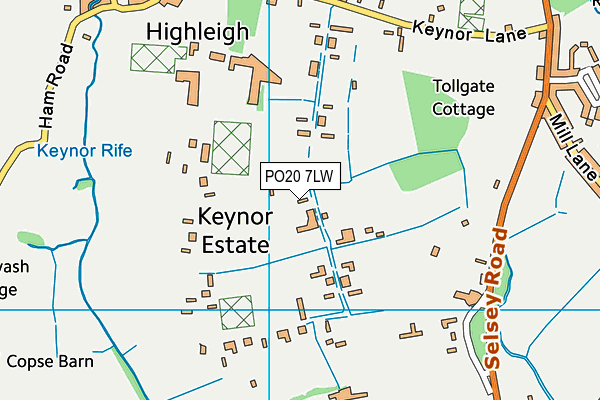 PO20 7LW map - OS VectorMap District (Ordnance Survey) PO20 7LW map - OS VectorMap District (Ordnance Survey)