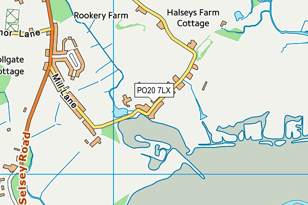PO20 7LX map - OS VectorMap District (Ordnance Survey) PO20 7LX map - OS VectorMap District (Ordnance Survey)