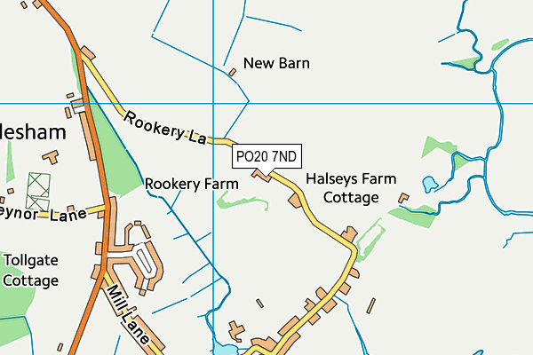 PO20 7ND map - OS VectorMap District (Ordnance Survey) PO20 7ND map - OS VectorMap District (Ordnance Survey)