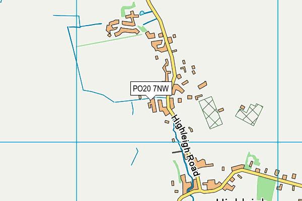 PO20 7NW map - OS VectorMap District (Ordnance Survey) PO20 7NW map - OS VectorMap District (Ordnance Survey)