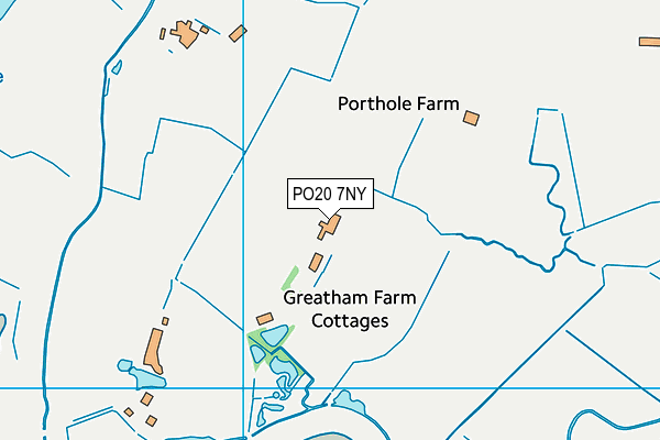 PO20 7NY map - OS VectorMap District (Ordnance Survey) PO20 7NY map - OS VectorMap District (Ordnance Survey)