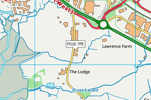 PO20 7PE map - OS VectorMap District (Ordnance Survey) PO20 7PE map - OS VectorMap District (Ordnance Survey)