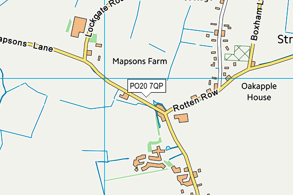 PO20 7QP map - OS VectorMap District (Ordnance Survey) PO20 7QP map - OS VectorMap District (Ordnance Survey)