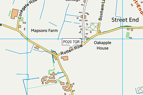 PO20 7QR map - OS VectorMap District (Ordnance Survey) PO20 7QR map - OS VectorMap District (Ordnance Survey)
