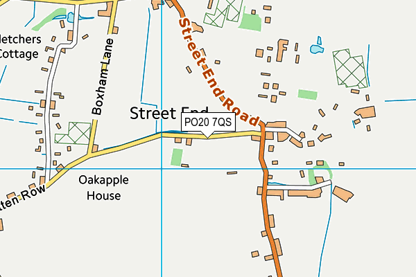 PO20 7QS map - OS VectorMap District (Ordnance Survey) PO20 7QS map - OS VectorMap District (Ordnance Survey)