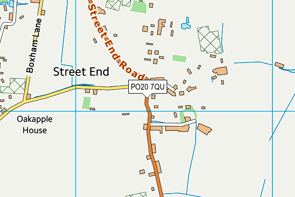 PO20 7QU map - OS VectorMap District (Ordnance Survey) PO20 7QU map - OS VectorMap District (Ordnance Survey)