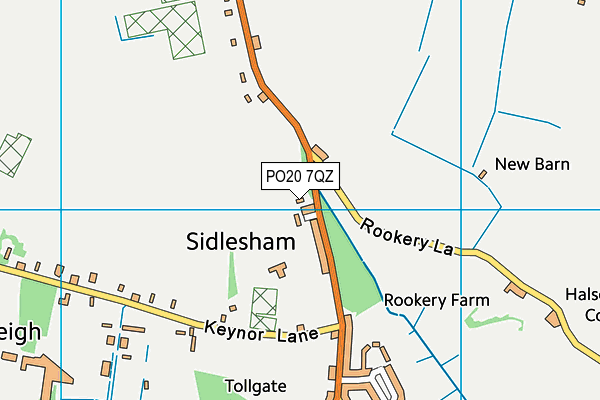 PO20 7QZ map - OS VectorMap District (Ordnance Survey) PO20 7QZ map - OS VectorMap District (Ordnance Survey)