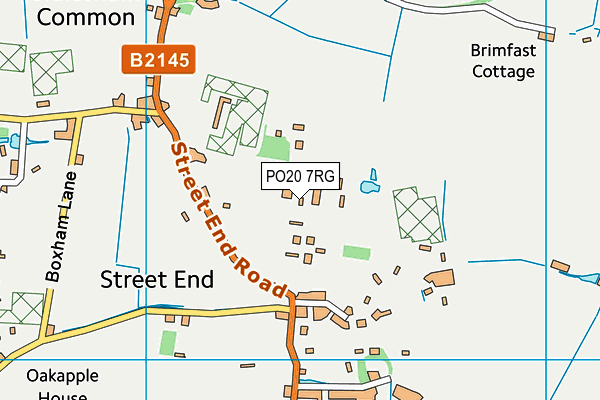 PO20 7RG map - OS VectorMap District (Ordnance Survey) PO20 7RG map - OS VectorMap District (Ordnance Survey)