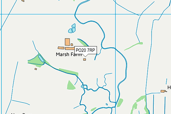 PO20 7RP map - OS VectorMap District (Ordnance Survey) PO20 7RP map - OS VectorMap District (Ordnance Survey)