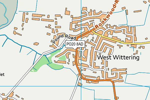PO20 8AD map - OS VectorMap District (Ordnance Survey) PO20 8AD map - OS VectorMap District (Ordnance Survey)