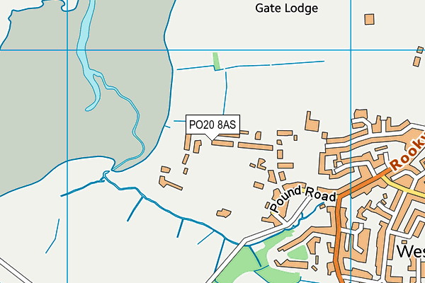 PO20 8AS map - OS VectorMap District (Ordnance Survey) PO20 8AS map - OS VectorMap District (Ordnance Survey)