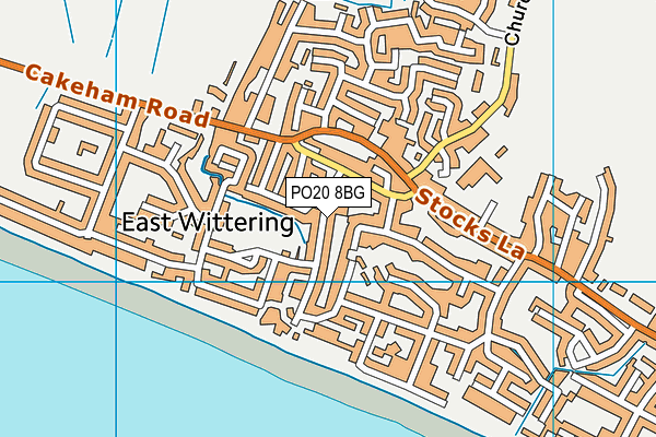 PO20 8BG map - OS VectorMap District (Ordnance Survey) PO20 8BG map - OS VectorMap District (Ordnance Survey)