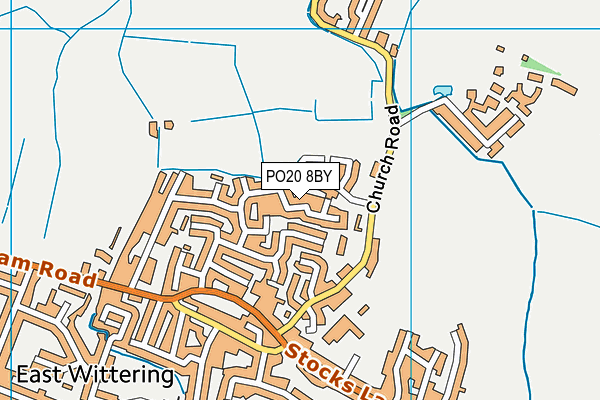 PO20 8BY map - OS VectorMap District (Ordnance Survey) PO20 8BY map - OS VectorMap District (Ordnance Survey)