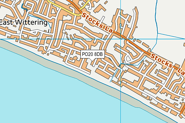 PO20 8DB map - OS VectorMap District (Ordnance Survey) PO20 8DB map - OS VectorMap District (Ordnance Survey)