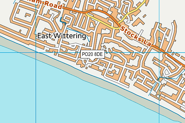 PO20 8DE map - OS VectorMap District (Ordnance Survey) PO20 8DE map - OS VectorMap District (Ordnance Survey)