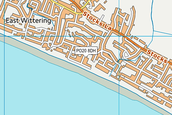 PO20 8DH map - OS VectorMap District (Ordnance Survey) PO20 8DH map - OS VectorMap District (Ordnance Survey)