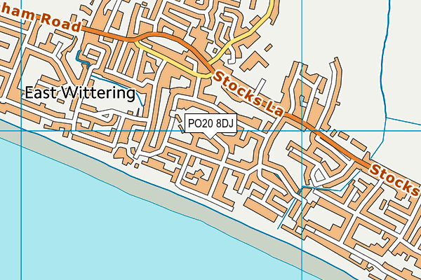 PO20 8DJ map - OS VectorMap District (Ordnance Survey) PO20 8DJ map - OS VectorMap District (Ordnance Survey)