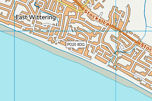 PO20 8DQ map - OS VectorMap District (Ordnance Survey) PO20 8DQ map - OS VectorMap District (Ordnance Survey)
