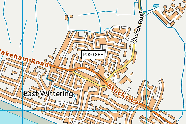 PO20 8EH map - OS VectorMap District (Ordnance Survey) PO20 8EH map - OS VectorMap District (Ordnance Survey)