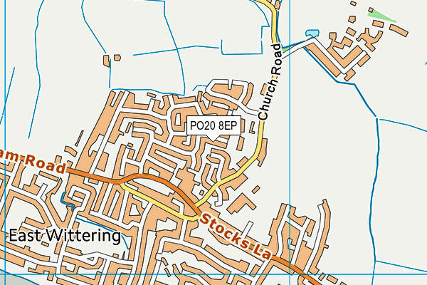 PO20 8EP map - OS VectorMap District (Ordnance Survey) PO20 8EP map - OS VectorMap District (Ordnance Survey)