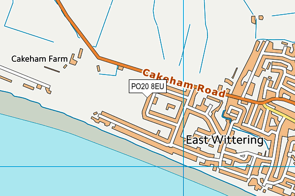 PO20 8EU map - OS VectorMap District (Ordnance Survey)