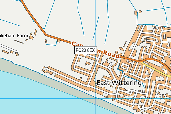 PO20 8EX map - OS VectorMap District (Ordnance Survey)