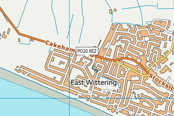 PO20 8EZ map - OS VectorMap District (Ordnance Survey) PO20 8EZ map - OS VectorMap District (Ordnance Survey)
