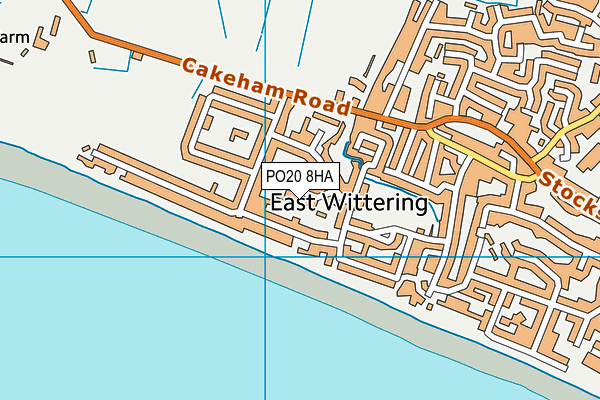 PO20 8HA map - OS VectorMap District (Ordnance Survey) PO20 8HA map - OS VectorMap District (Ordnance Survey)