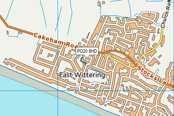 PO20 8HD map - OS VectorMap District (Ordnance Survey) PO20 8HD map - OS VectorMap District (Ordnance Survey)