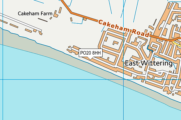 PO20 8HH map - OS VectorMap District (Ordnance Survey) PO20 8HH map - OS VectorMap District (Ordnance Survey)