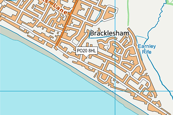 PO20 8HL map - OS VectorMap District (Ordnance Survey) PO20 8HL map - OS VectorMap District (Ordnance Survey)