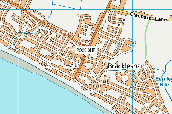 PO20 8HP map - OS VectorMap District (Ordnance Survey) PO20 8HP map - OS VectorMap District (Ordnance Survey)