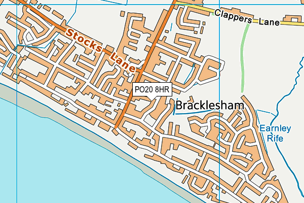 PO20 8HR map - OS VectorMap District (Ordnance Survey) PO20 8HR map - OS VectorMap District (Ordnance Survey)