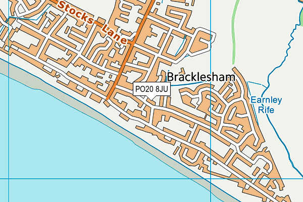 PO20 8JU map - OS VectorMap District (Ordnance Survey) PO20 8JU map - OS VectorMap District (Ordnance Survey)