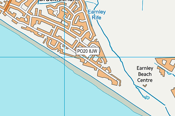 PO20 8JW map - OS VectorMap District (Ordnance Survey) PO20 8JW map - OS VectorMap District (Ordnance Survey)