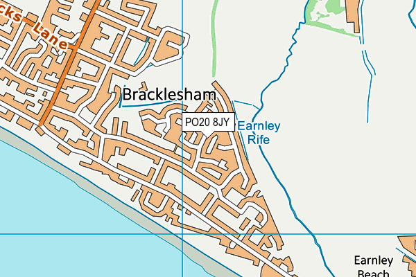 PO20 8JY map - OS VectorMap District (Ordnance Survey) PO20 8JY map - OS VectorMap District (Ordnance Survey)
