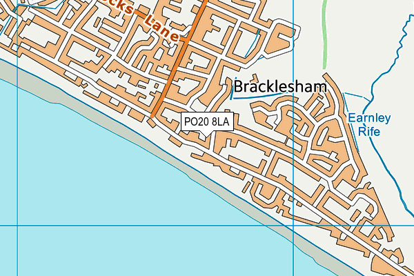 PO20 8LA map - OS VectorMap District (Ordnance Survey) PO20 8LA map - OS VectorMap District (Ordnance Survey)