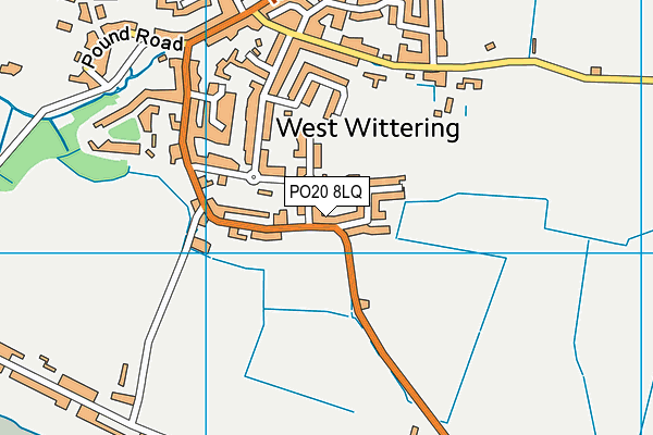 PO20 8LQ map - OS VectorMap District (Ordnance Survey) PO20 8LQ map - OS VectorMap District (Ordnance Survey)