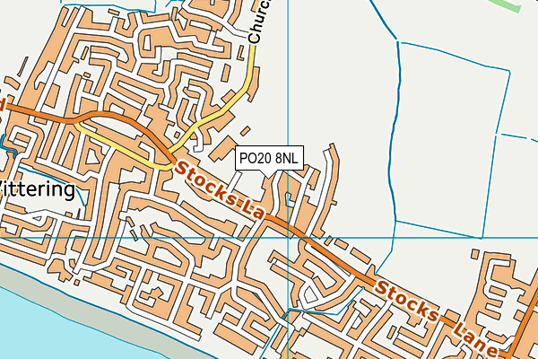 PO20 8NL map - OS VectorMap District (Ordnance Survey) PO20 8NL map - OS VectorMap District (Ordnance Survey)