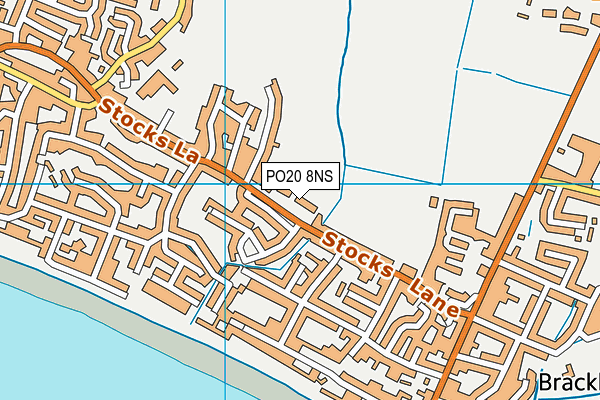PO20 8NS map - OS VectorMap District (Ordnance Survey) PO20 8NS map - OS VectorMap District (Ordnance Survey)