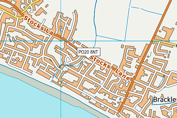 PO20 8NT map - OS VectorMap District (Ordnance Survey) PO20 8NT map - OS VectorMap District (Ordnance Survey)