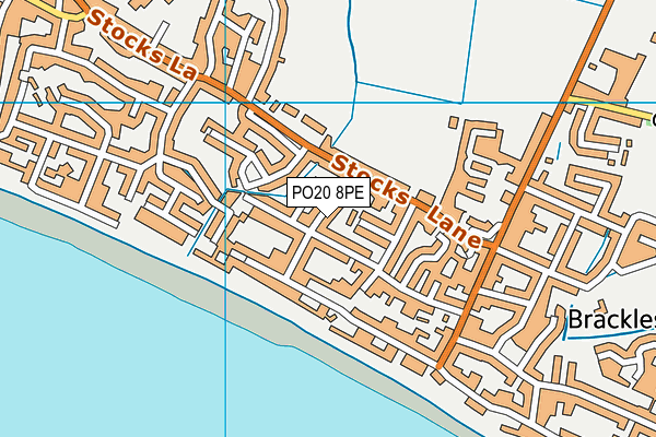PO20 8PE map - OS VectorMap District (Ordnance Survey) PO20 8PE map - OS VectorMap District (Ordnance Survey)