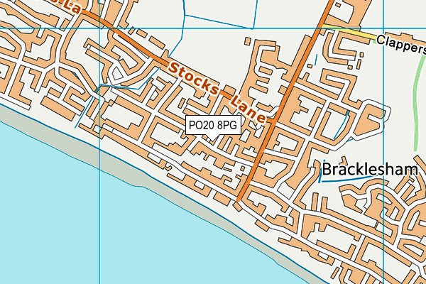 PO20 8PG map - OS VectorMap District (Ordnance Survey) PO20 8PG map - OS VectorMap District (Ordnance Survey)
